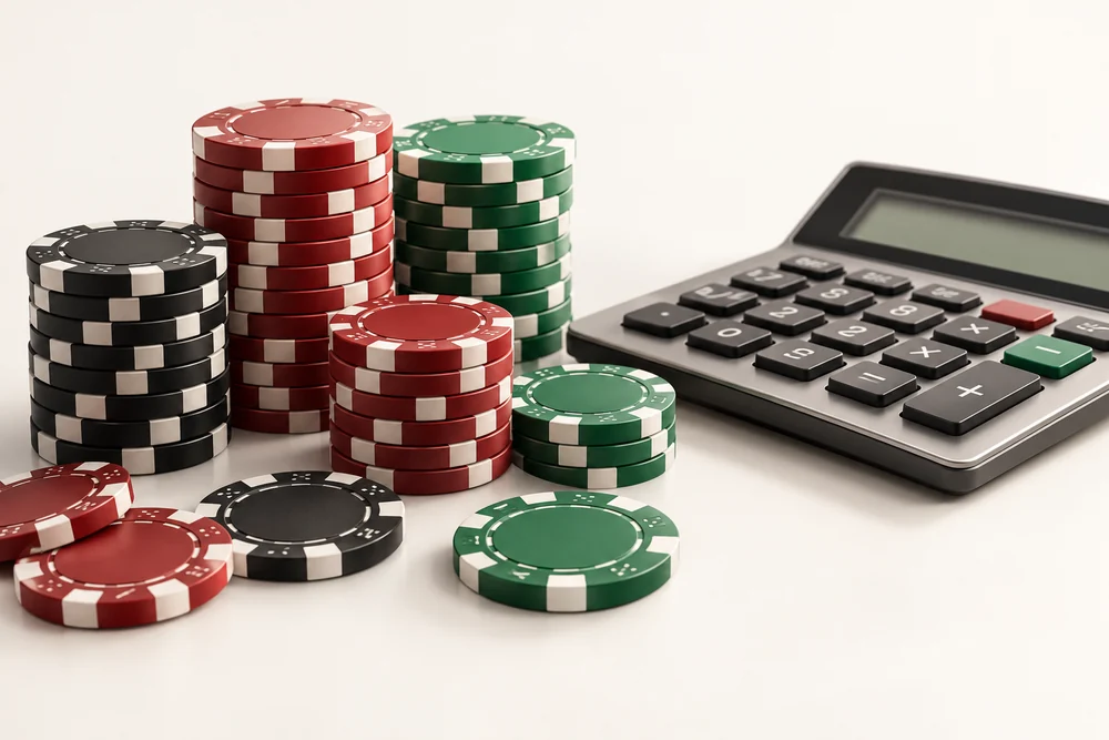 Le calcul des paiements à la roulette